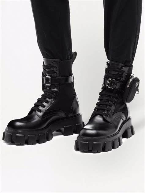 black prada boots men|all black prada boots.